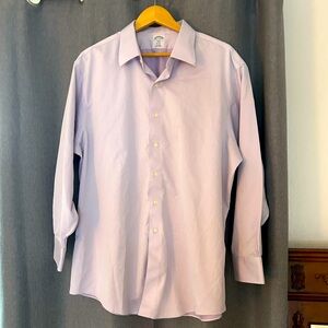 Brooks brothers 18-4/5 regent shirt lavender